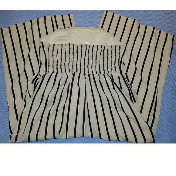 Khloe California Wide-Leg 1 pc outfit Women's 3XL Striped Ruched Waist (R) - Picture 8 of 9